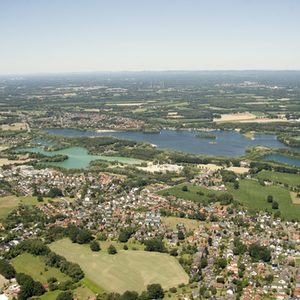 Luftbild vom Lippesee und Nesthauser See