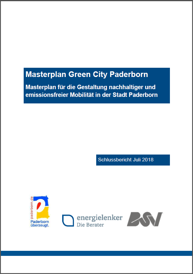 Deckblatt Masterplan Green City Paderborn