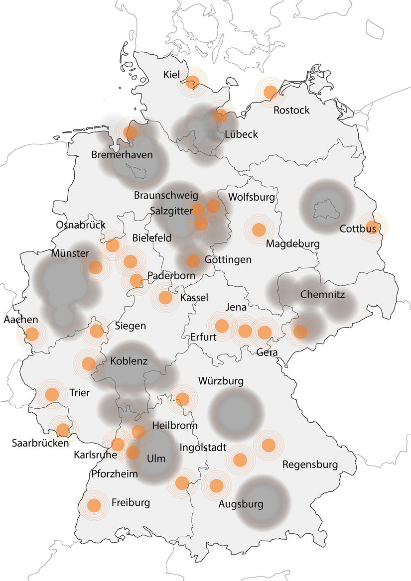 Regiopolen in Deutschland
