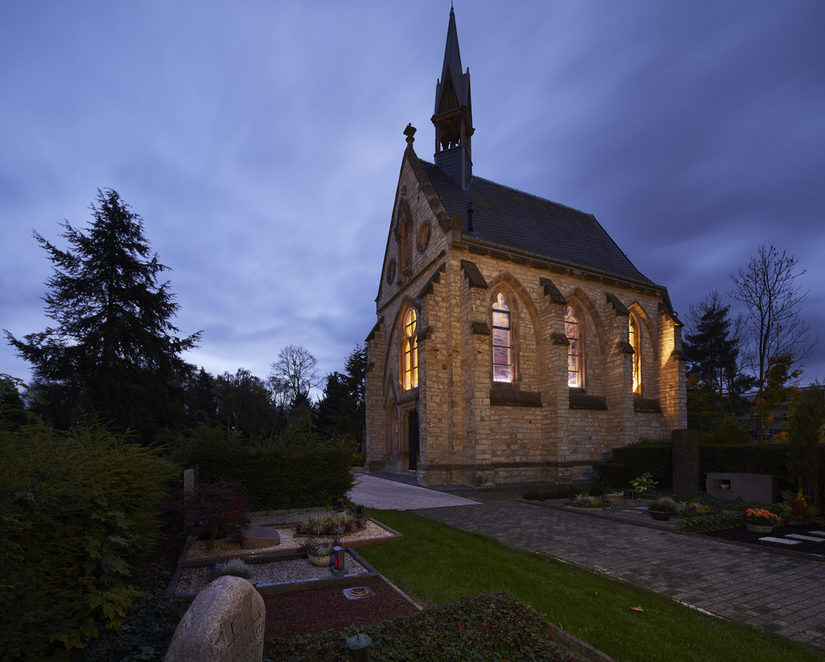 Beleuchtete Langenohlkapelle